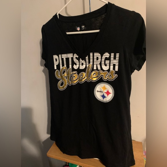NFL Tops - Pittsburgh Steelers NFL V-Neck Tee